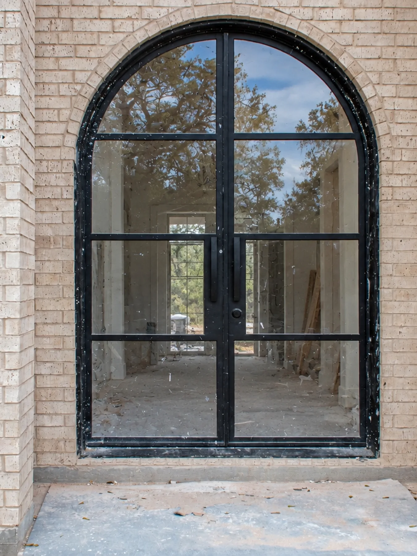 Arched doors · install day by Blackline Premium Solutions